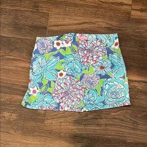 Lilly Pulitzer Vibrant Floral Mini Skirt